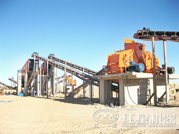 一天400噸河卵石制砂生產(chǎn)線方案一現(xiàn)場 一天400噸河卵石制砂生產(chǎn)線方案一現(xiàn)場