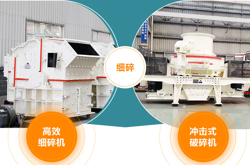 細碎:細碎機、沖擊式破碎機 細碎:細碎機、沖擊式破碎機