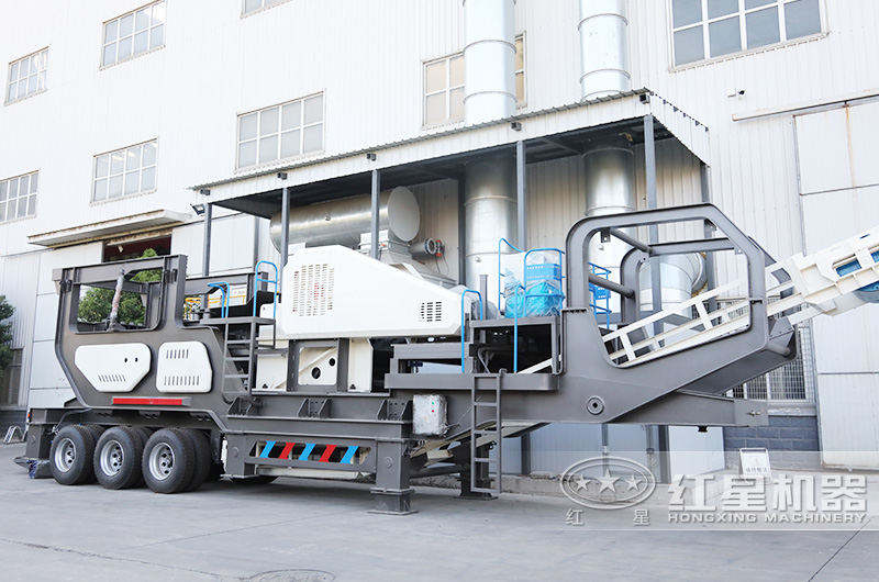 移動建筑垃圾處理設備:車載移動顎破機 移動建筑垃圾處理設備:車載移動顎破機