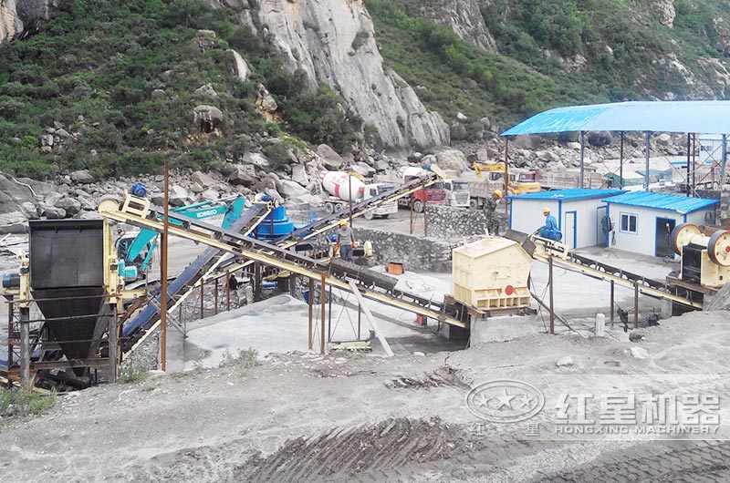 顎破機+反擊破+制砂機系列日產3千方石子生產線，回本快，助您環保無憂