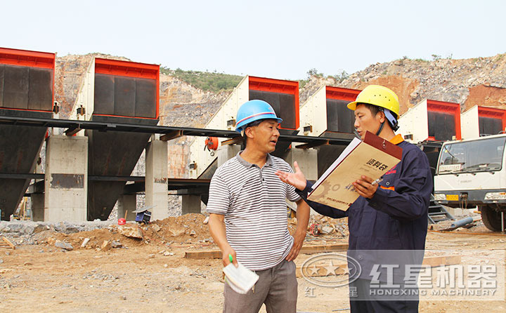 廠家技術人員到場指導安裝、以達到更合理、科學的生產線配置方案