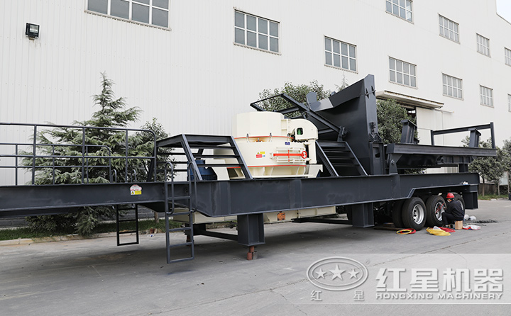 鵝卵石移動(dòng)制沙機(jī),一體化機(jī)組設(shè)計(jì)，占地面積小 