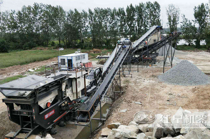河北石家莊移動制砂機(jī)石頭破碎現(xiàn)場 河北石家莊移動制砂機(jī)石頭破碎現(xiàn)場