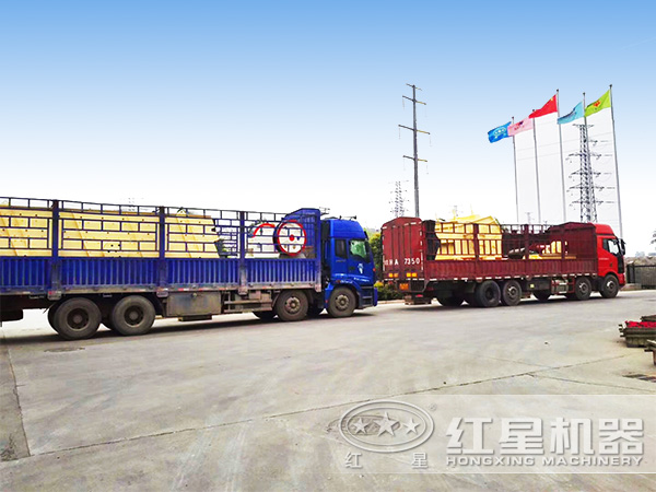 山石破碎機發貨現場圖 山石破碎機發貨現場圖