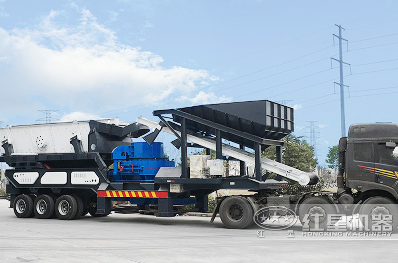 小型移動治沙機圖片，輪胎式