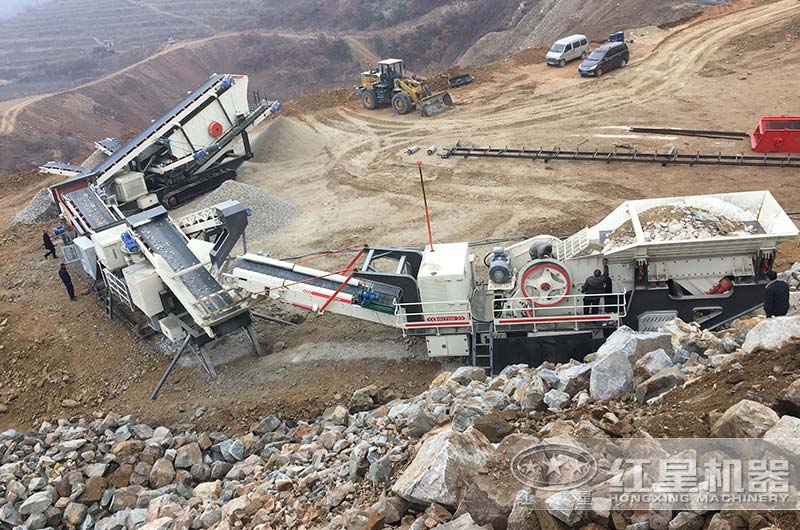 紅星移動碎石子機(jī)作業(yè)現(xiàn)場圖片 紅星移動碎石子機(jī)作業(yè)現(xiàn)場圖片