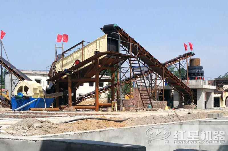 山西客戶花崗巖制砂生產(chǎn)線 山西客戶花崗巖制砂生產(chǎn)線