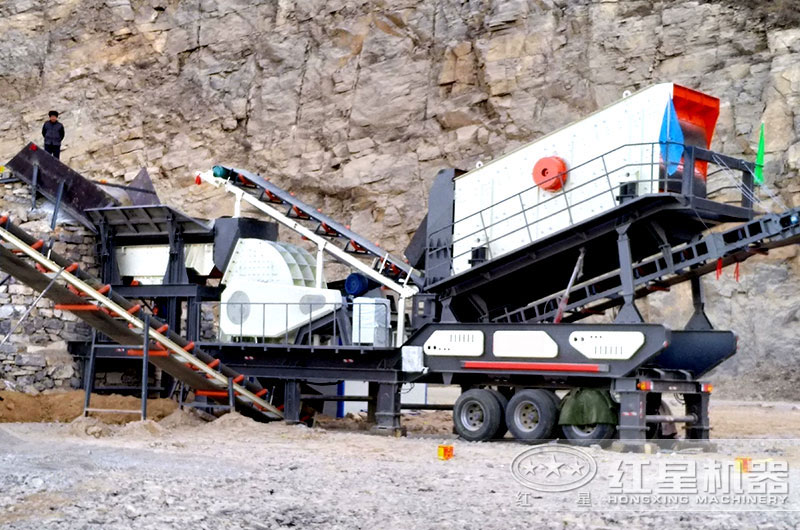 單臺作業(yè)的移動建筑垃圾破碎站 單臺作業(yè)的移動建筑垃圾破碎站