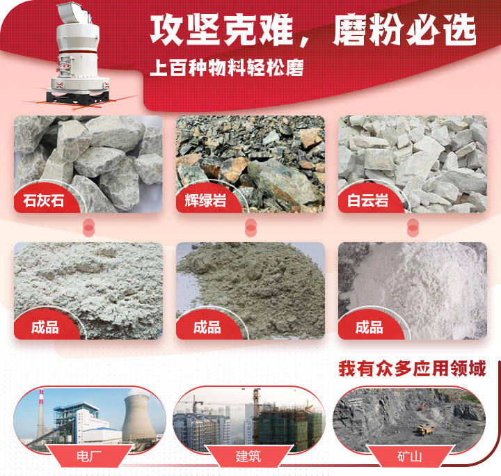 雷蒙磨粉機(jī)應(yīng)用廣泛 雷蒙磨粉機(jī)應(yīng)用廣泛