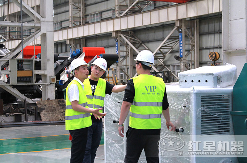 客戶到廠家參觀、考察設備