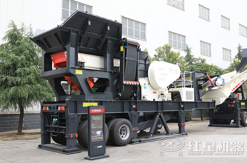 輪胎式移動破碎站圖片 輪胎式移動破碎站圖片