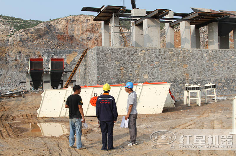 紅星機器EPC總包建設現場 紅星機器EPC總包建設現場