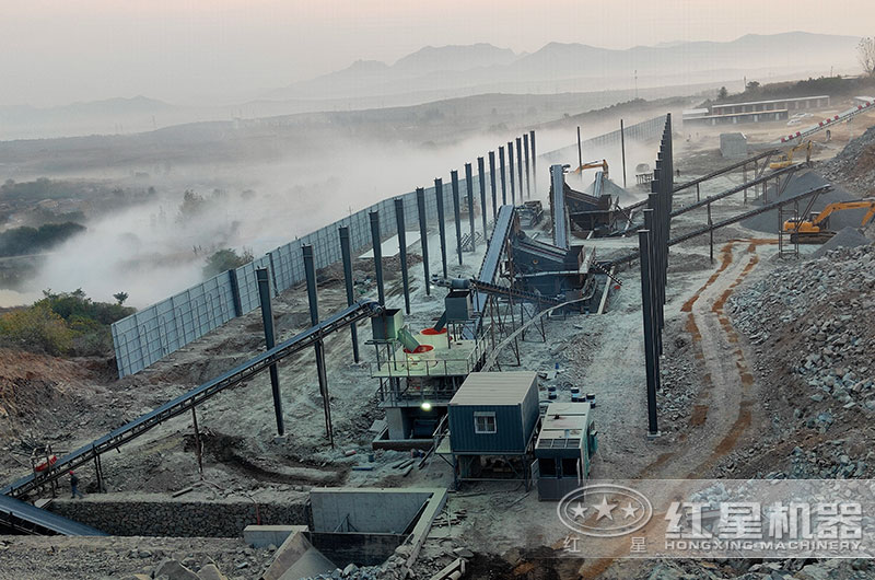 青石破碎加工客戶現場 青石破碎加工客戶現場