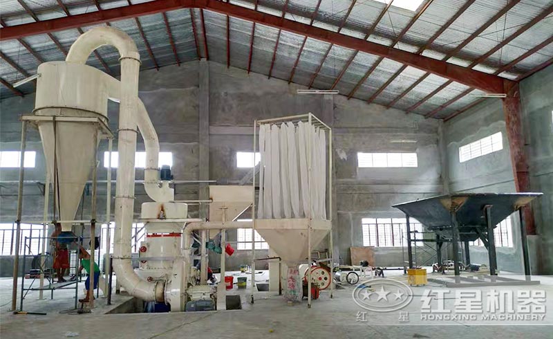 膨潤土生產線實拍 膨潤土生產線實拍